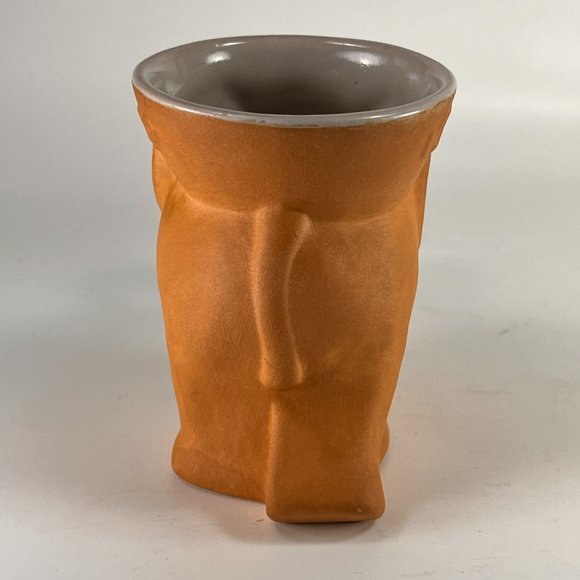 Vtg Frankoma Elephant Mug Cup Clay Stoneware Glaze Republican GOP Political 80s - Picture 4 of 13